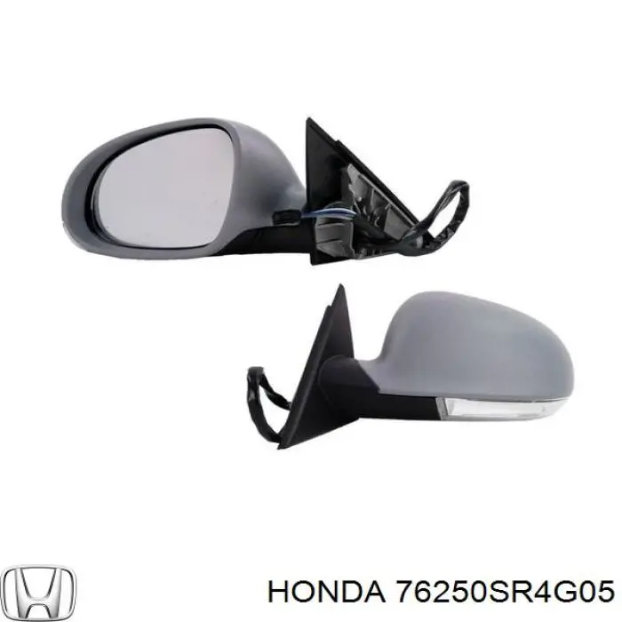  Левое боковое зеркало Honda Civic 5