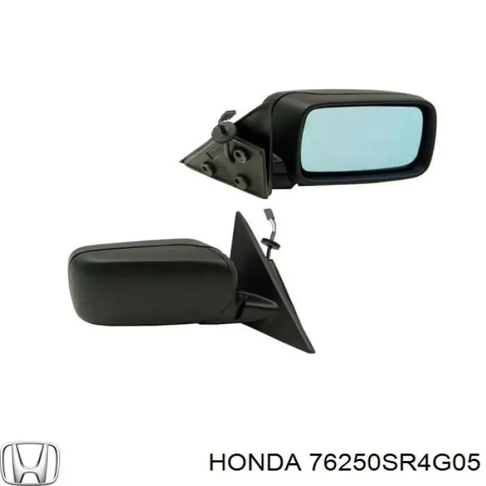 Левое боковое зеркало на Honda Civic V EG, EH