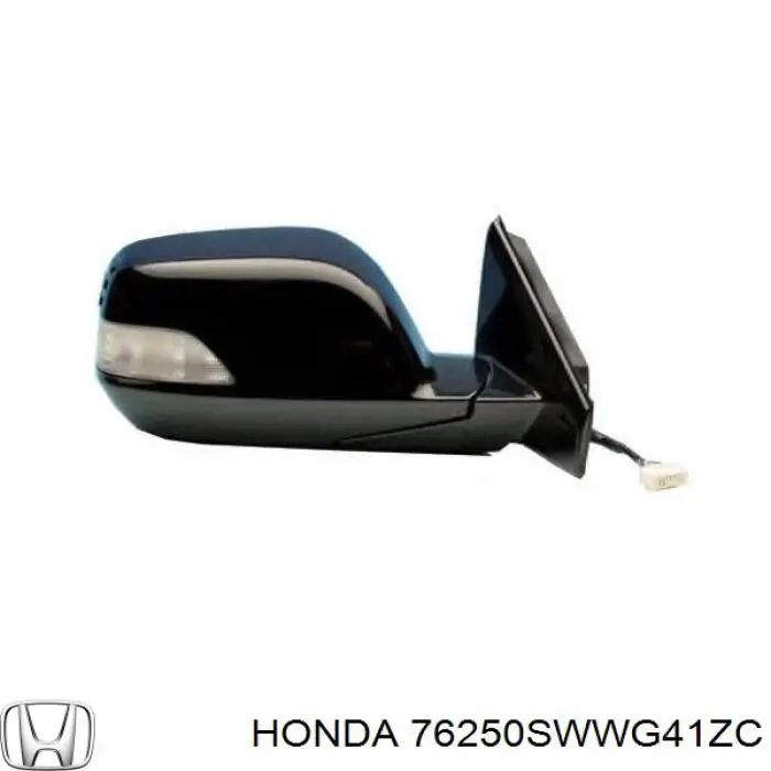 Левое боковое зеркало 76250SWWG41ZC Honda