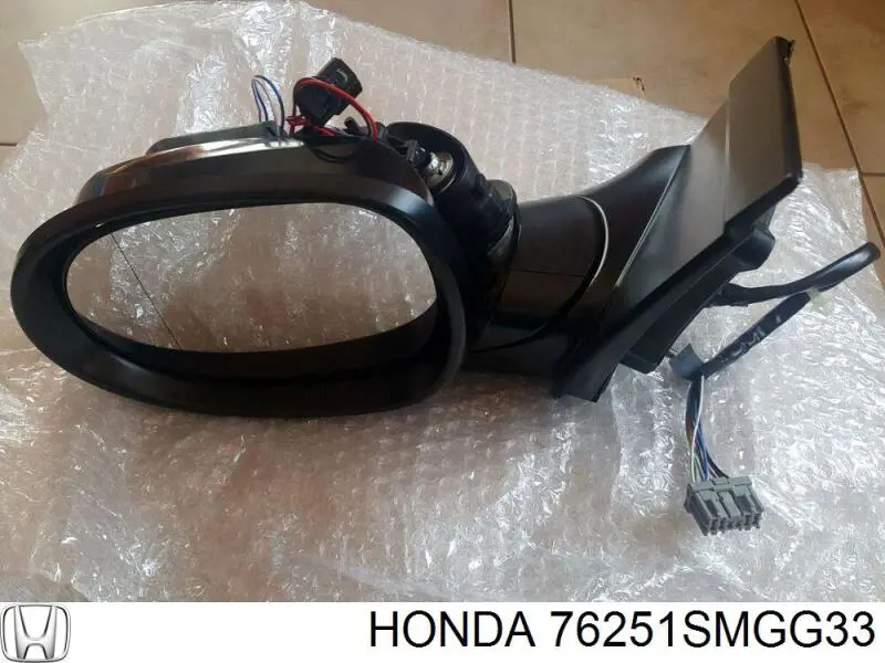 Левое боковое зеркало 76251SMGG33 Honda