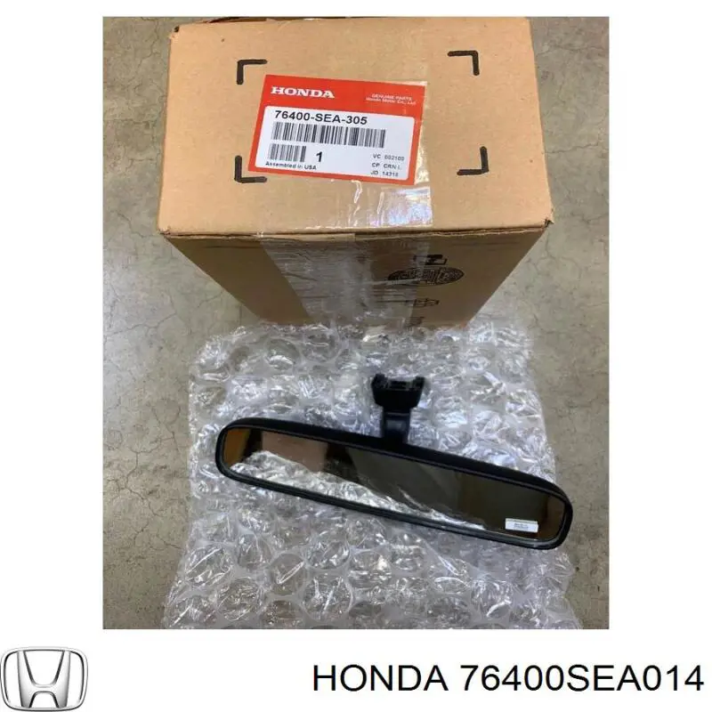 76400SEA014 Honda espelho de salão interno