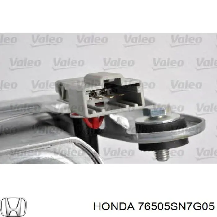 Motor de limpador pára-brisas do pára-brisas para Honda Accord (CE, CF)