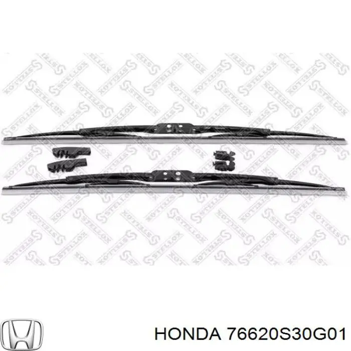 Щетка-дворник лобового стекла пассажирская 76620S30G01 Honda