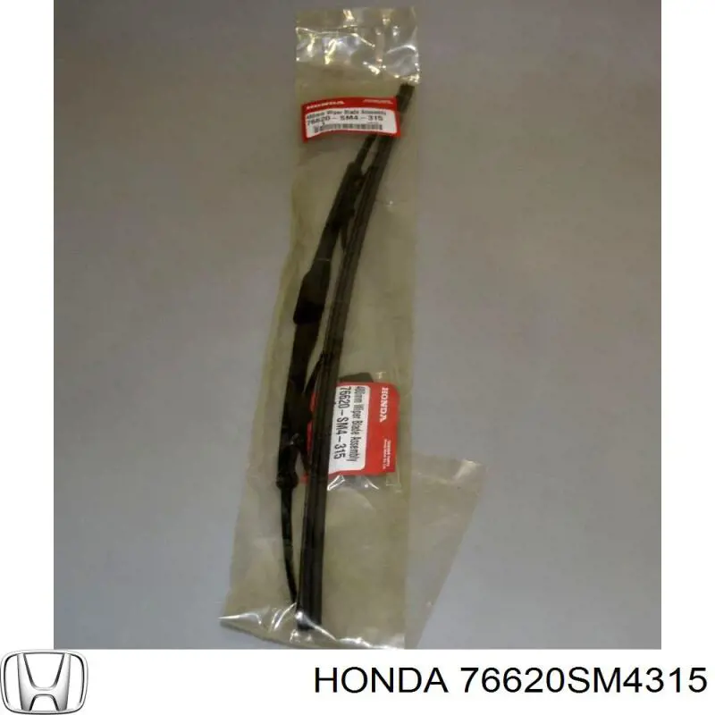 Щетка-дворник лобового стекла пассажирская 76620SM4315 Honda