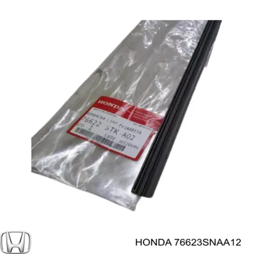 Купить 76623SNAA11 Honda Резинка щетки стеклоочистителя пассажирская