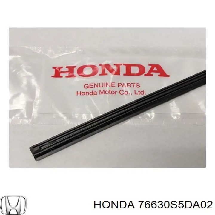 Щетка-дворник лобового стекла, пассажирская Honda 76630S5DA02 цена, от 16.61 USD
