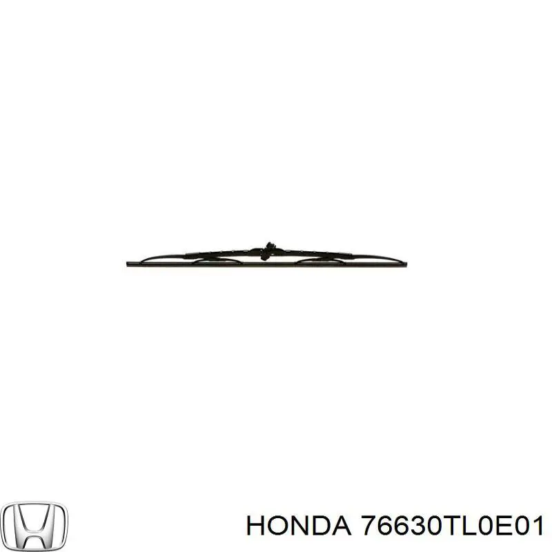 76630TL0E01 Honda Щетка стеклоочистителя лобового стекла, пассажирская