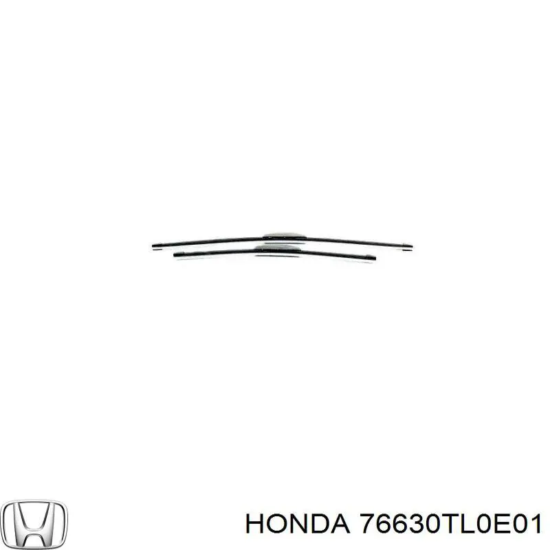 Купить 76630TL0E01 Honda Щетка-дворник лобового стекла пассажирская