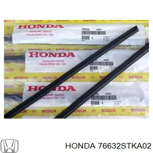 Резинка щетки стеклоочистителя водительская Honda 76632STKA02