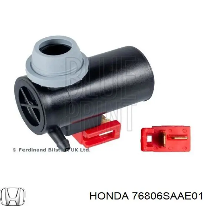 76806SAAE01 Honda bomba de motor de fluido para lavador de vidro dianteiro