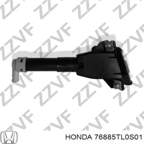 Injetor de fluido para lavador da luz dianteira esquerda para Honda Accord (CU)