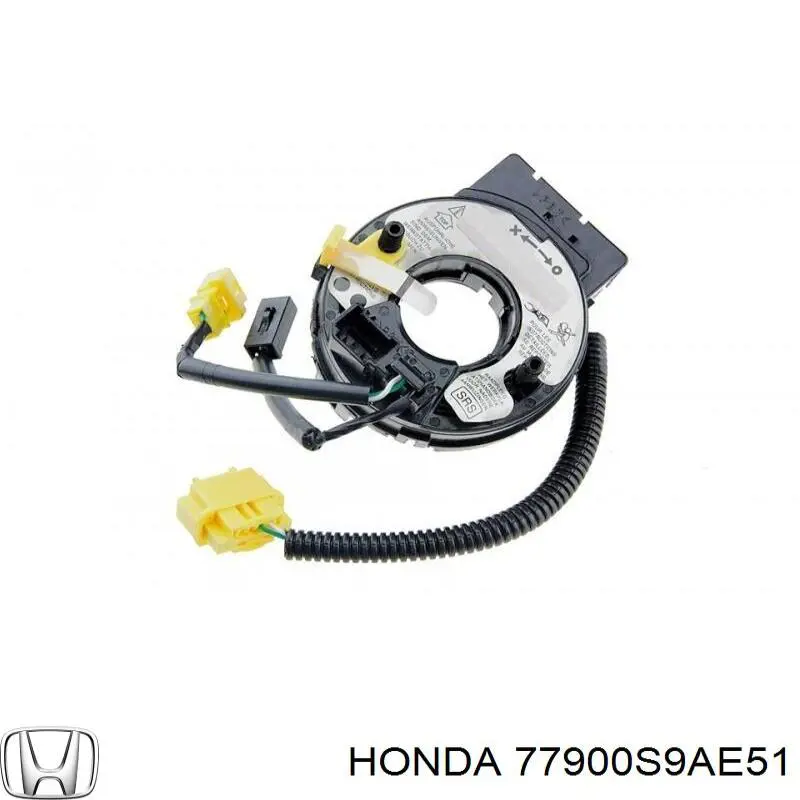 Кольцо AIRBAG контактное, шлейф руля на Honda CR-V RD