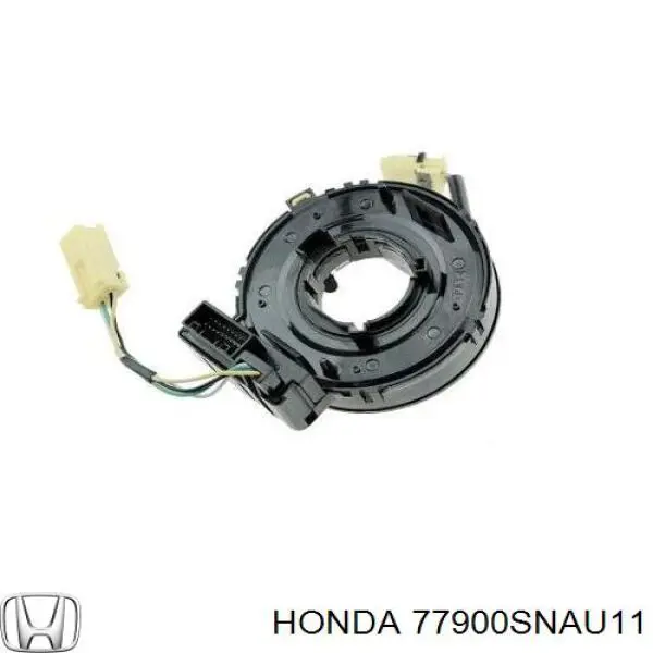 77900SNAU11 Honda anel airbag de contato, cabo plano do volante