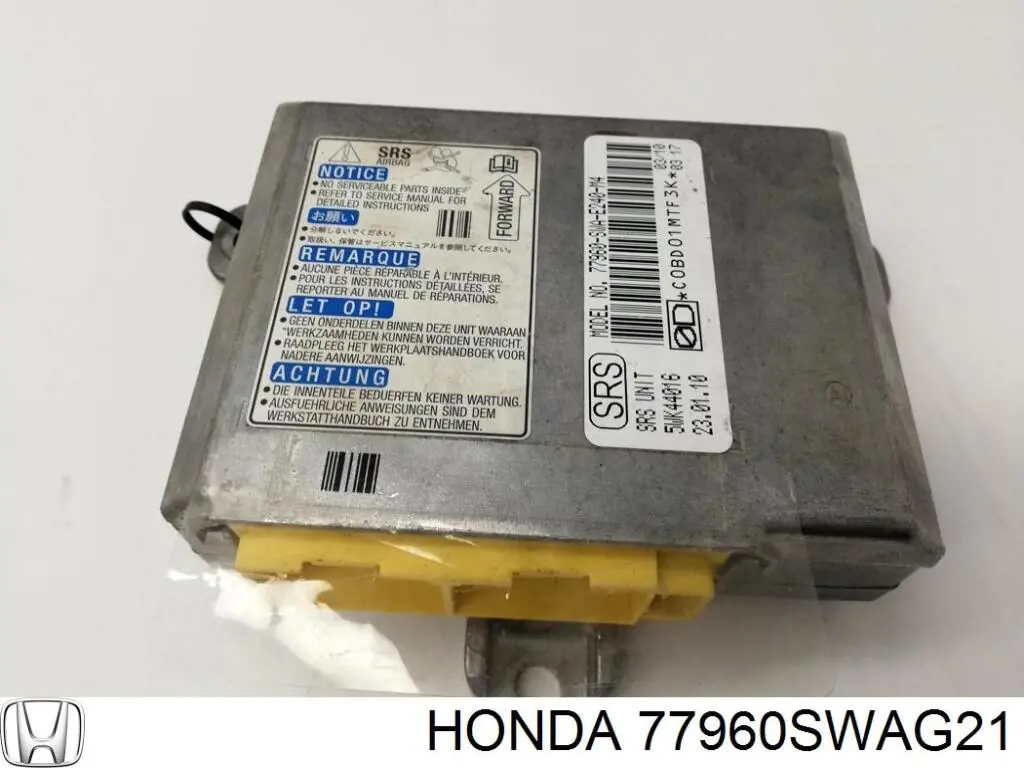 77960SWAG21 Honda Модуль-процессор управления подушки безопасности