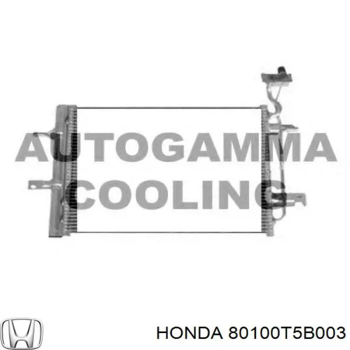 Конденсатор кондиционера Honda 80100T5B003 цена, от 80.65 USD