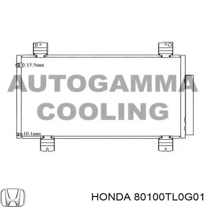 Радиатор кондиционера HDA5236D AVA