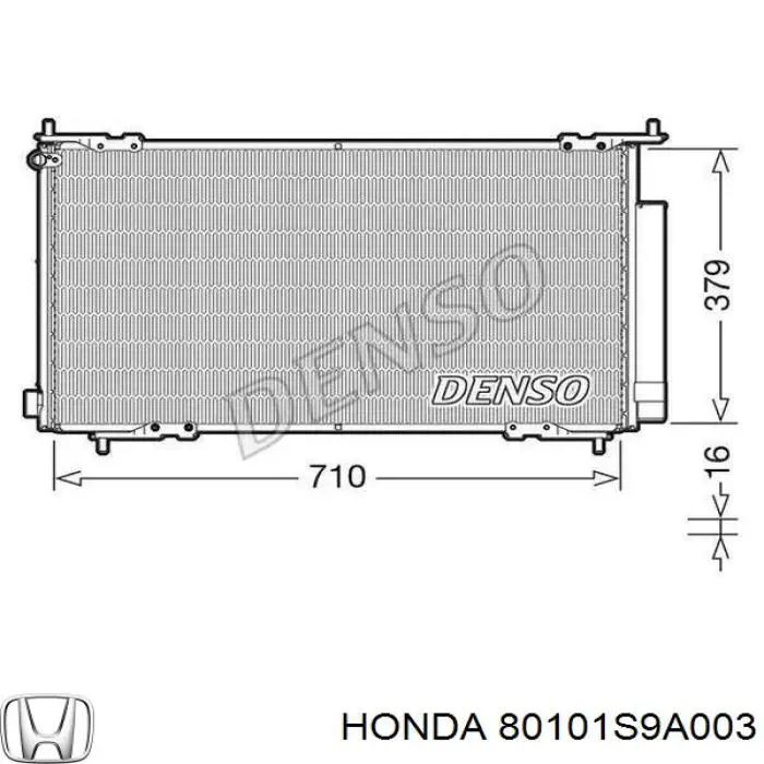 80101S9A003 Honda фильтр салона