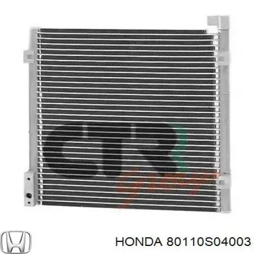 Condensador aire acondicionado 80110S04003 Honda