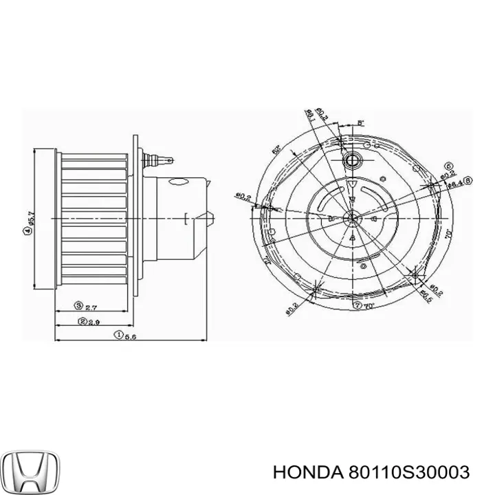 Конденсатор кондиционера Polcar 3820K8C3 цена, от 76.41 USD