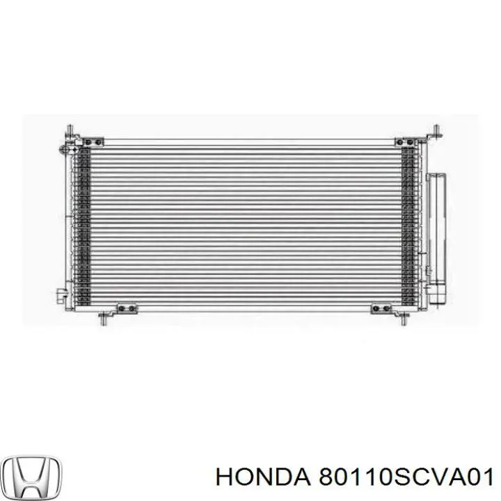 Радиатор кондиционера 80110SCVA01 Honda