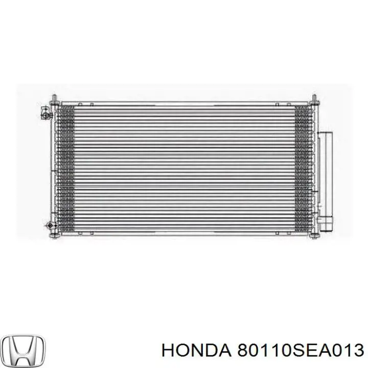 Радиатор кондиционера Honda 80110SEA013