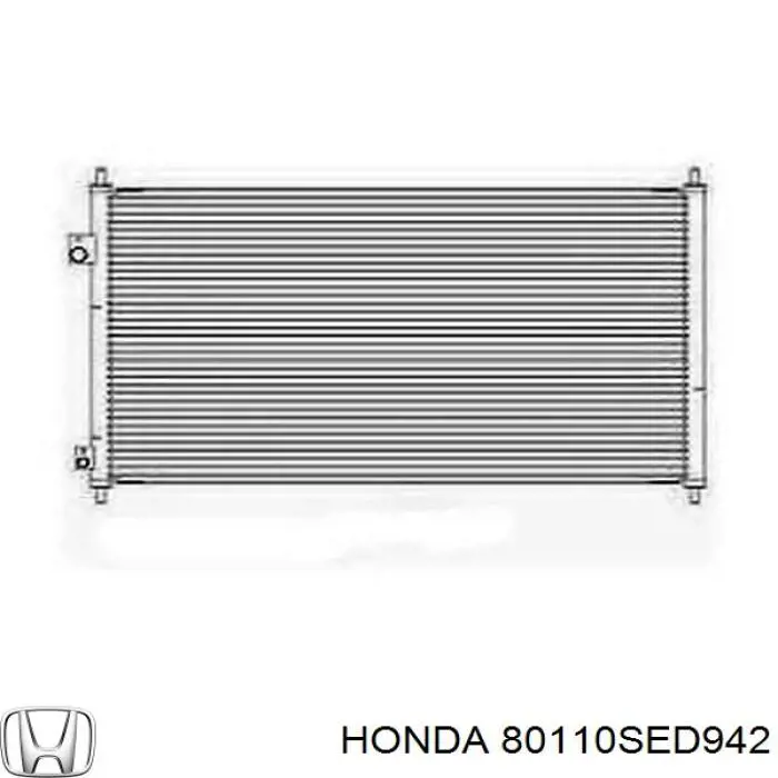 Купить 80110SED942 Honda Радиатор системы охлаждения кондиционера