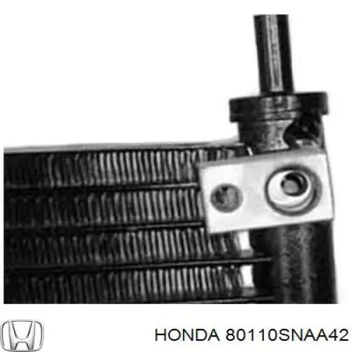 Радиатор кондиционера 80110SNAA42 Honda