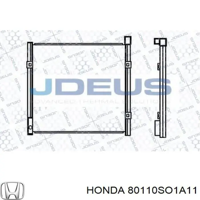 Купить 80110SO1A11 Honda Радиатор системы охлаждения кондиционера