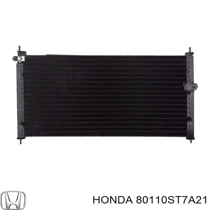 80 110 ST7 A21 Honda радиатор кондиционера