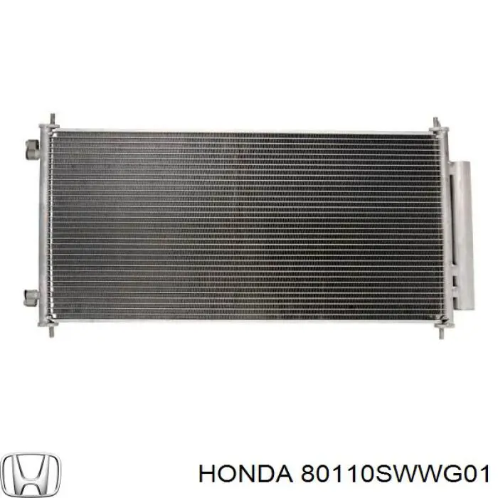 Радиатор кондиционера 80110SWWG01 Honda