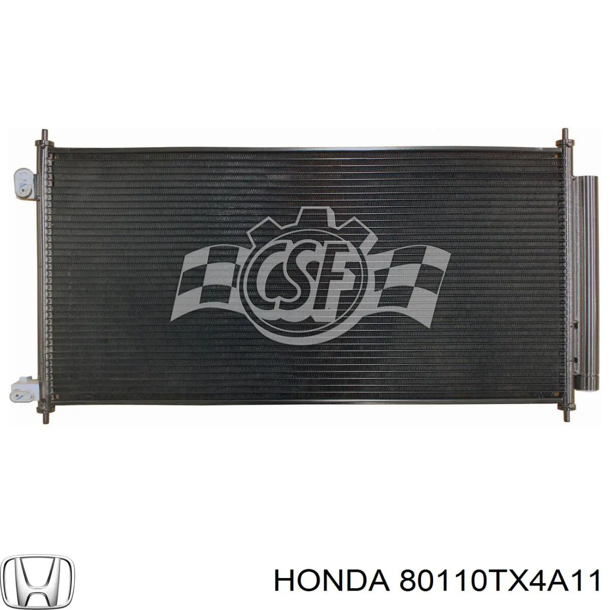 Конденсатор кондиционера Honda 80110TX4A11 цена, от 162.80 USD