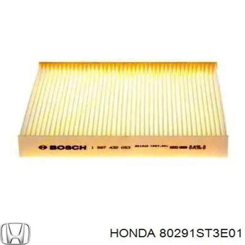 Фильтр воздушный отопителя Honda 80291ST3E01 цена, от 4.30 USD