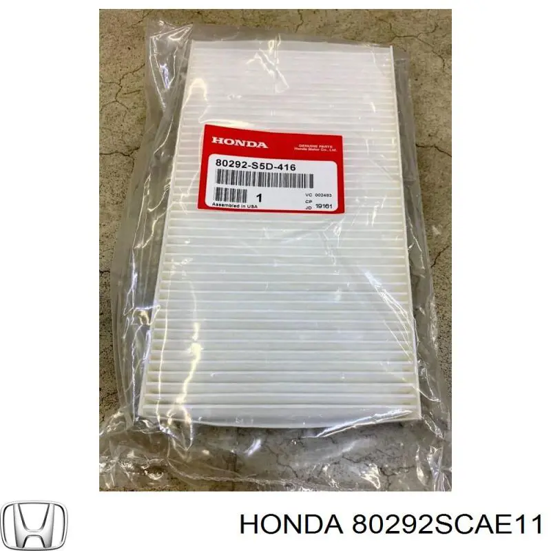 Фильтр салона 80292SCAE11 Honda