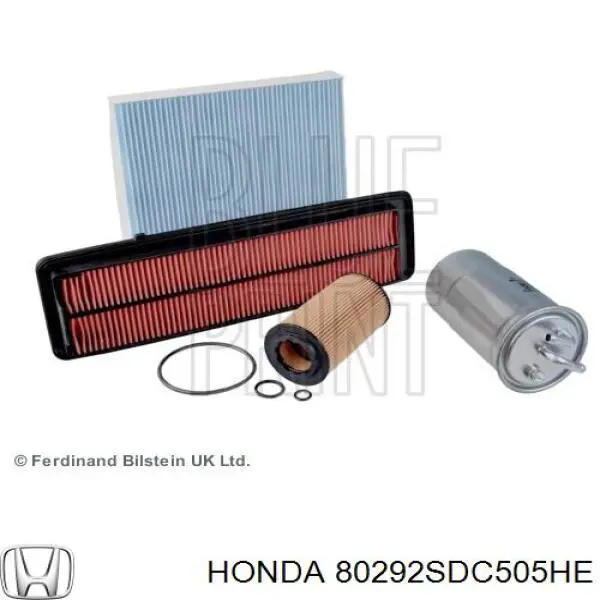 80292SDC505HE Honda Внутрисалонный фильтр