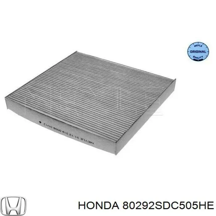 Фильтр воздушный отопителя Honda 80292SDC505HE цена, от 4.69 USD