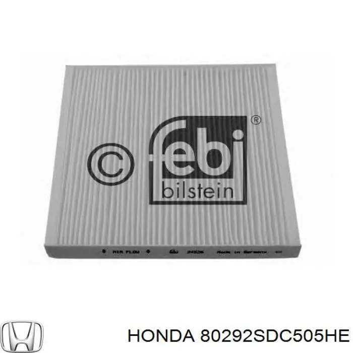 Воздушный фильтр салона Honda 80292SDC505HE