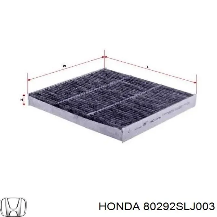 80292SLJ003 Honda фильтр салона