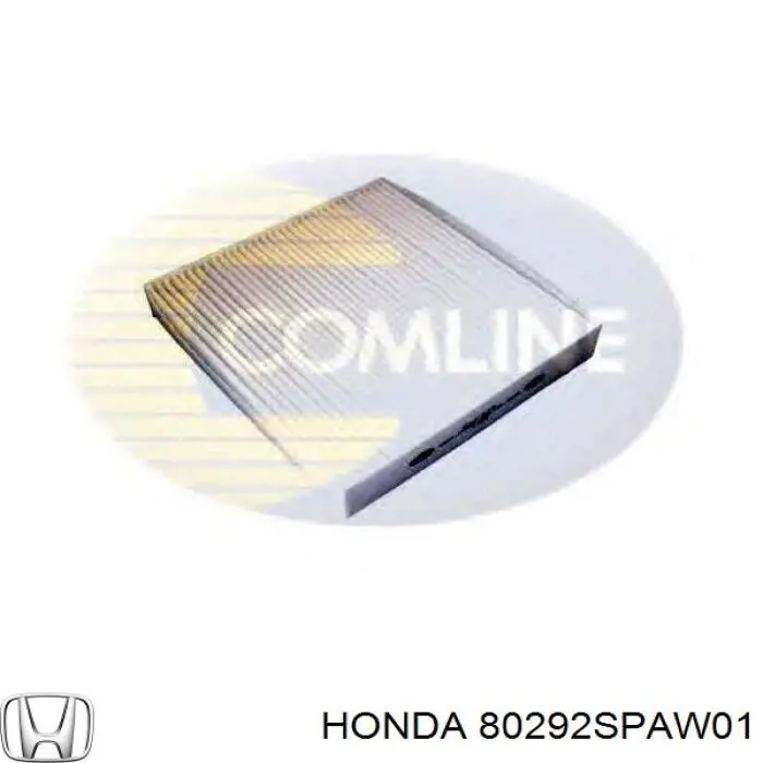 Купить 80292SPAW01 Honda Фильтр салона угольный