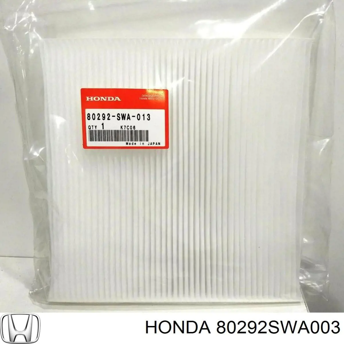 80292SWA003 Honda Внутрисалонный фильтр