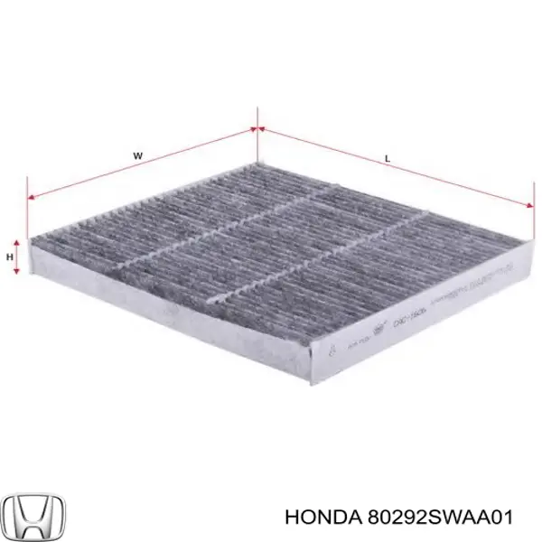 Фильтр салона 80292SWAA01 Honda