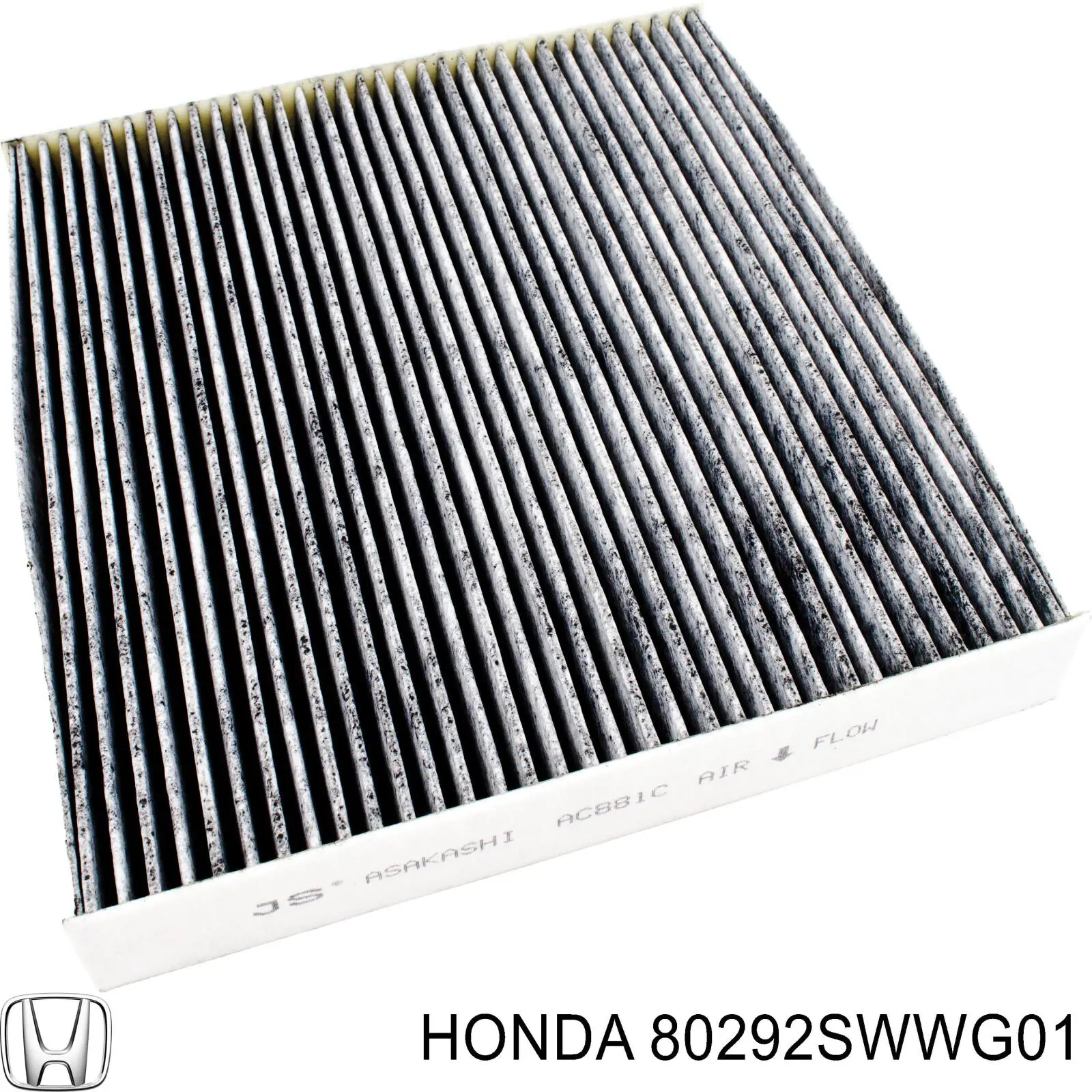 Купить 80292SWWG01 Honda Фильтр салона угольный