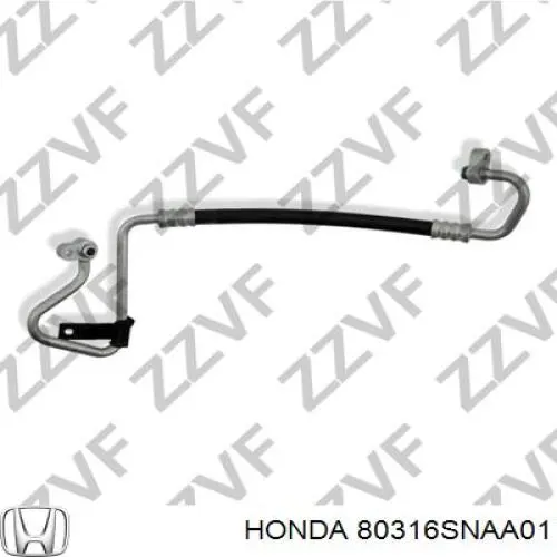 Шланг кондиционера, от компрессора к радиатору Honda 80316SNAA01 цена, от 371.32 USD