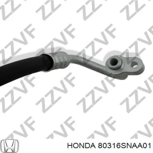 Купить 80316SNAA01 Honda Шланг кондиционера, от компрессора к радиатору