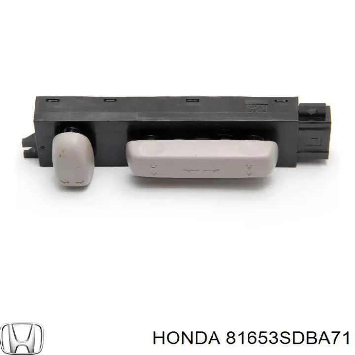 81653SDBA71 Honda Блок кнопок механизма регулировки сидений, левый