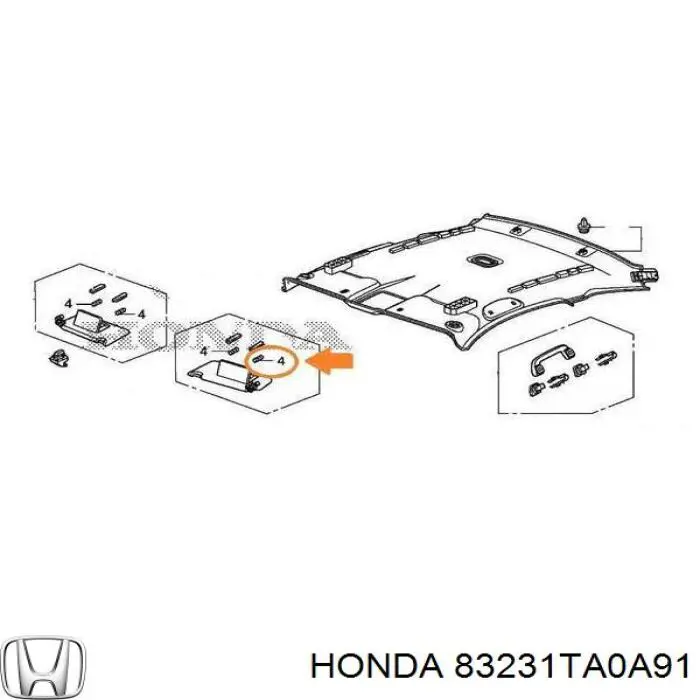 83231TA0A91 Honda 