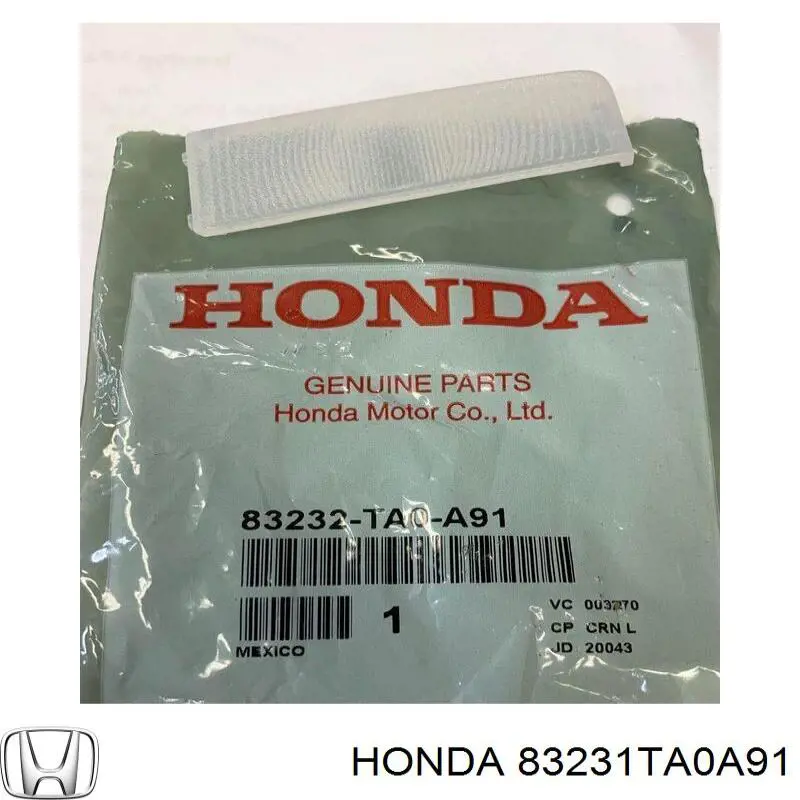  Honda 83231TA0A91 цена, от 3.57 USD