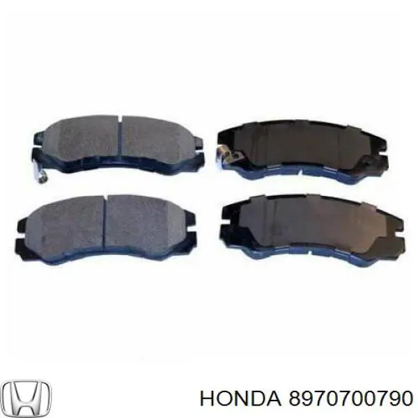8970700790 Honda колодки тормозные передние дисковые