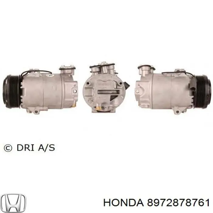 Компрессор кондиционера 8972878763 Honda