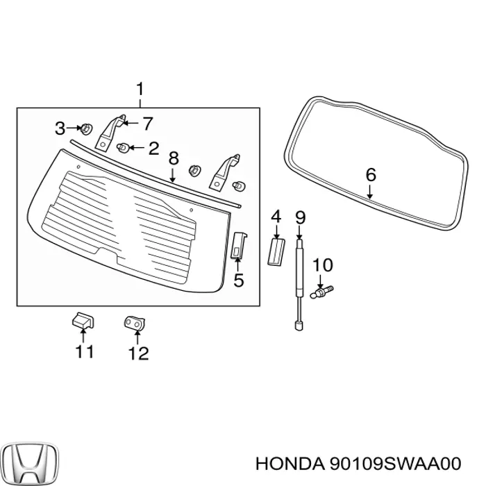  90109SWAA00 Honda