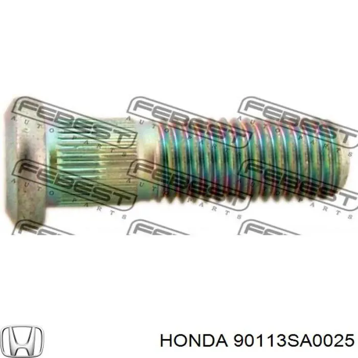 Espárrago de rueda trasero 90113SA0025 Honda